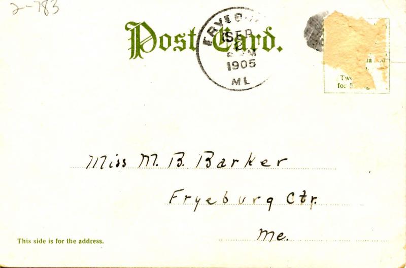 ME - Fryeburg. Main Street, The Elms