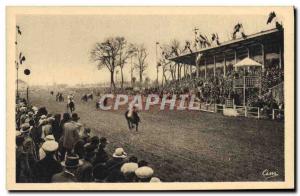 Old Postcard Horse Riding Equestrian Feurs L & # 39hippodrome grandstand