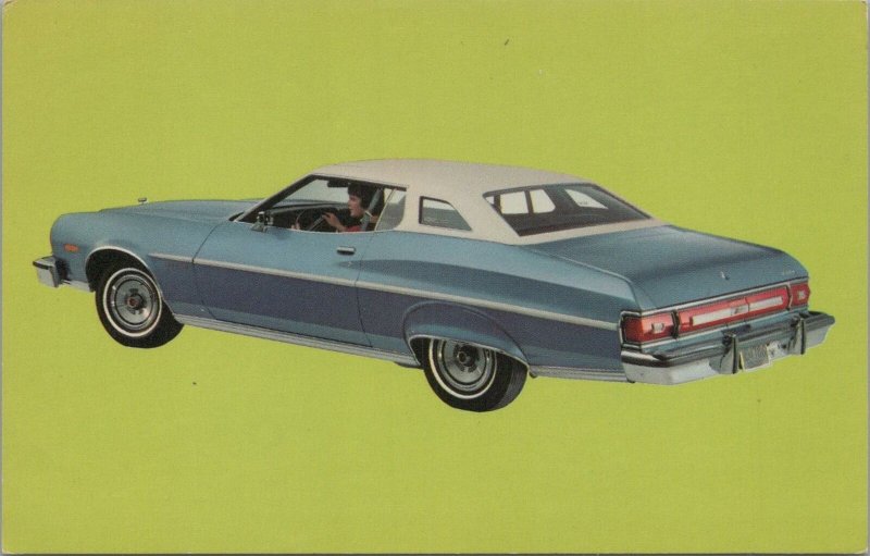 Postcard 1974 Gran Torino Brougham Car