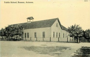 Benson Arizona Public School C-1910 Postcard 20-9118