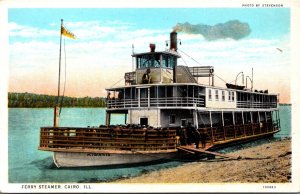Illinois Cairo Ferry Steamer Operating Between Illinois Kentucky and Missouri...