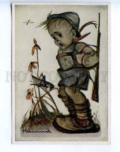 241439 GERMANY Buh Hummel locusts Protection Vintage postcard