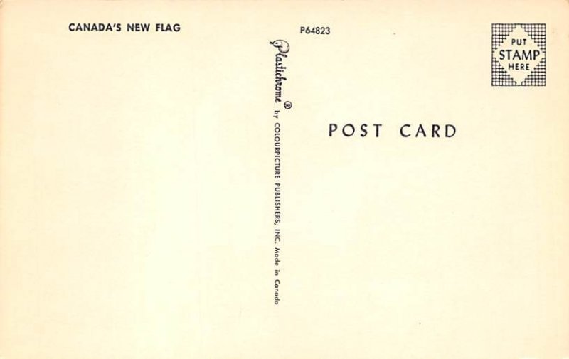 Canada new flag Flag Unused 
