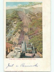 Pre-1907 POSTCARD SCENE Mount Lowe - Pasadena - Los Angeles California CA W5251