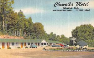 Eufaula Alabama Chewalla Motel Antique Postcard J52723