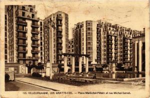 CPA VILLEURBANNE Place Marechal-Petain et rue Michel-Servet (614368)