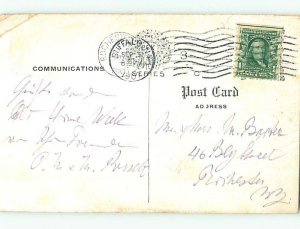 Bent Corner Divided Back CITY HALL SCENE Buffalo New York NY hs6259