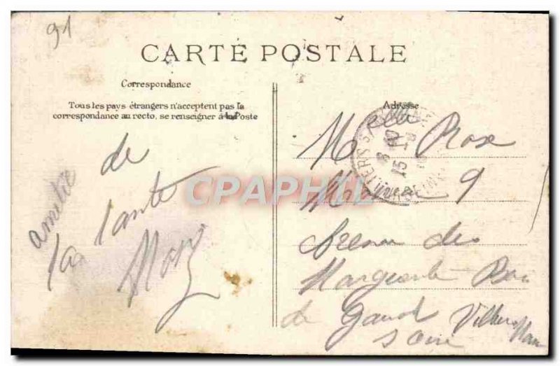 Old Postcard Courances Chateau (web map)