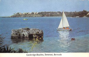 Sail Boat, Cambridge Beaches Somerset Bermuda Postcard