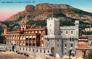 Vintage Postcard 1910's View of Le Palais du Prince Monaco France FR