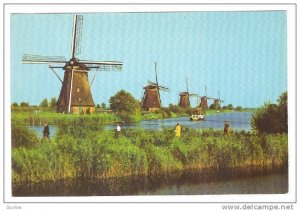 Windmill , 50-70s ; Kinderdijk / Holland