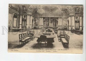 475676 Principality of Monaco Monte Carlo casino roulette room Vintage postcard