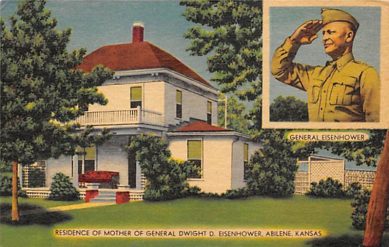 Residence of Mother of General Dwight D. Eisenhower Abilene, Kansas USA