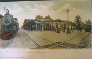 ROCKINGHAM JUNCTION NH Graves Restaurant Trains PC