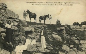 france, ASCAIN, Côte Basque, Ascension de la Rhune, Panorama Le Sommet (1910s)