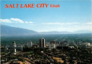 Salt Lake City, Utah, State Capitol building, LDS church office Postcard