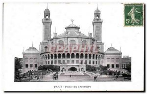 Old Postcard Paris Palais du Trocadero