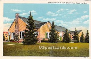Community Hall, State Sanatorium - Hamburg, Pennsylvania