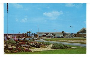 GA - Jekyll Island. The Aquarama & Beautiful Flowers