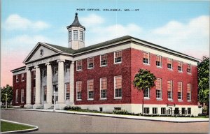 Post Office Columbia MO Postcard PC379