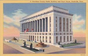 Davidson County Public Building And Court House Nashville Tennessee