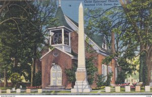 DOVER, Delaware, 1930-40s; Christ Episcopal Church, Erected 1734