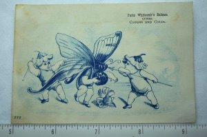 Faith Whitcomb's Balsam Coughs Anthropomorphic Butterfly & Flower Fairies F59