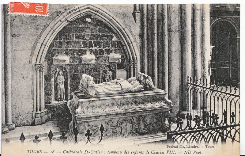 France Postcard - Tours - Cathedrale St-Gatien - Tombeau Des Enfants    ZZ3736 