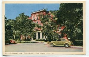 Charlottetown Hotel Prince Edward Island Canada 1940s postcard