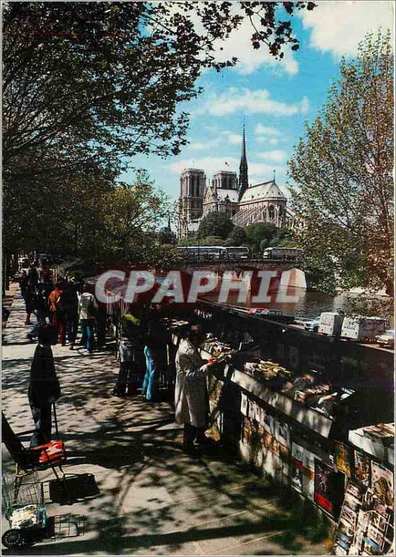 Modern Postcard Paris and its booksellers Wonders