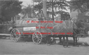 OR, Portland, Oregon, RPPC, Edlefson Fuel Company Hauling Bags of Coal, 1911 PM