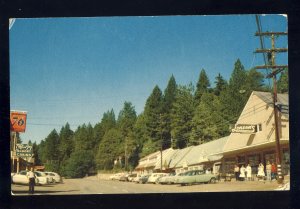 Blue Jay, California/CA Postcard, Shopping Area & Village, Jensen's, 1962!