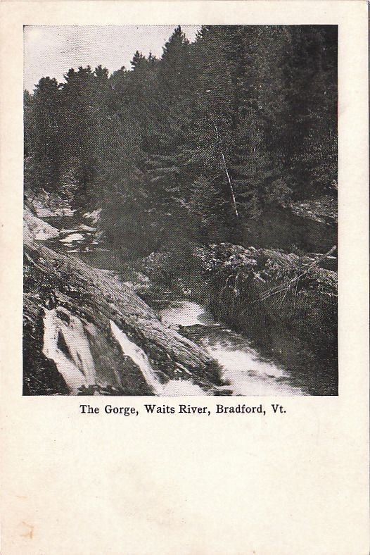 Postcard The Gorge Waits River Bradford VT