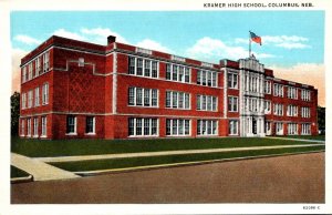 Nebraska Columbus Kramer High School Curteich