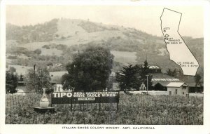 1930s Asti California Italian Swiss Colony Winery RPPC Postcard 25-12380
