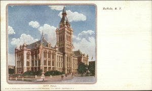 Buffalo NY City Hall c1900 Postcard UDB