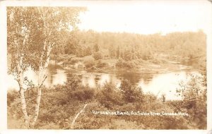 Ausable River Horseshoe Band, Real Photo - Oscodo, Michigan MI