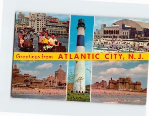 M-215756 Famous Places/Landmarks Greetings from Atlantic City New Jersey USA