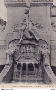 REIMS, Marne, France, 1900-1910s; Fontaine Sube, La Marne