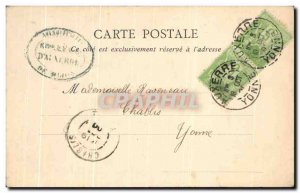 Old Postcard Le Havre L & # 39Entree Port at Time of Maree Boat