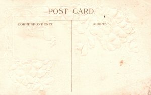 Vintage Postcard 1910s Blessings Bright as Dew Best Gifts Greetings Card Flowers