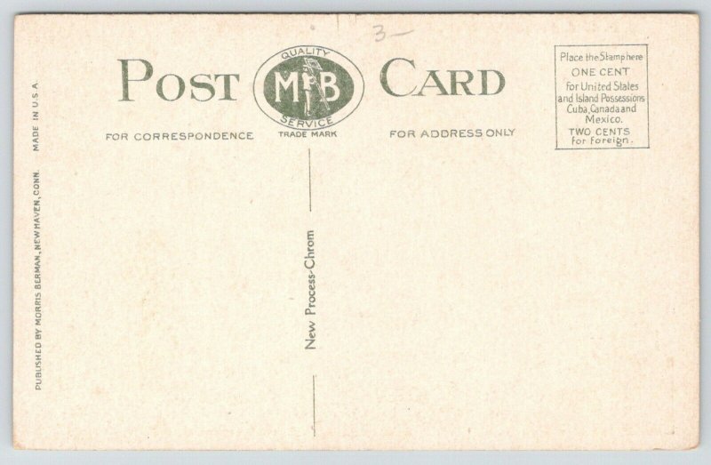 Fall River Massachusetts~BPOE Elks Home Building~Storefronts~Laundering~1916 PC