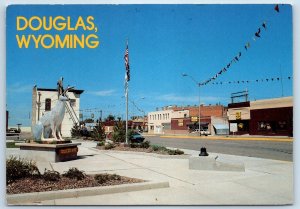 1994 Douglas Wyoming Postcard Home Jacklope Legislature State Pioneer Museum