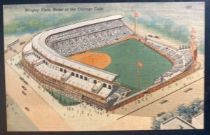 Mint USA Color Picture Postcard Baseball Wrigley Field Home Of Chicago Cubs