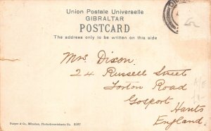 Gibraltar The Town From The South vintage postcard