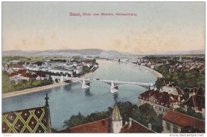 Basel , Switzerland , 00-10s ; Blick von Munster , rheinaufwarts