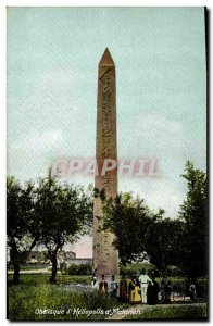 Postcard Ancient Egypt Egypt Obelisk of Heliopolis has Matarieh