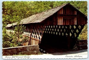 ONEONTA, Alabama AL ~ HORTON MILL COVERED BRIDGE Blount County  4x6 Postcard