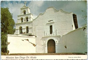 Postcard - Mission San Diego De Alcala - San Diego, California