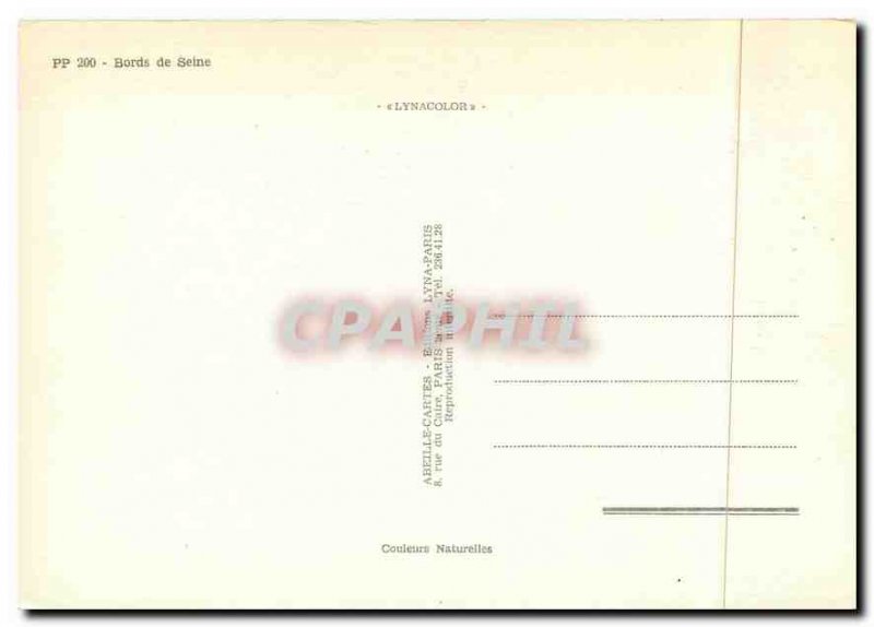 Modern Postcard Bords de Seine